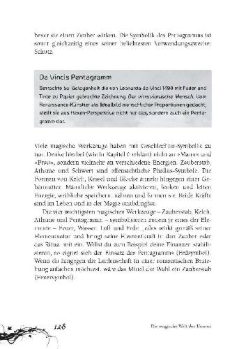 Buchcover und Innenansicht für das Buch: Das große Hexen-Handbuch der weißen Magie
