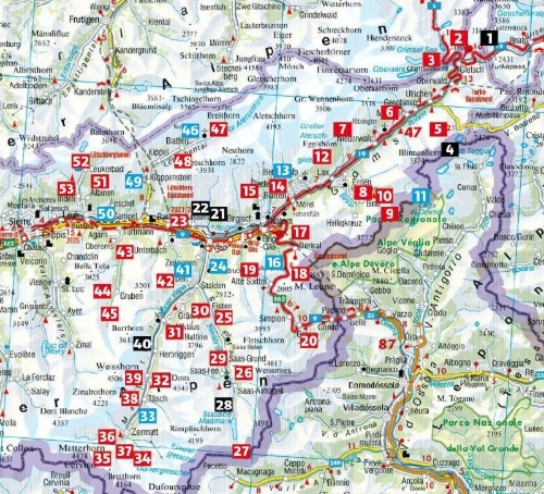 Buchcover und Innenansicht für das Buch: Wallis - Oberwallis