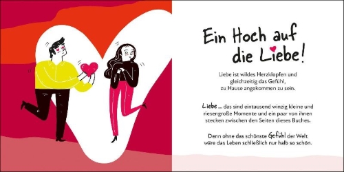 Buchcover und Innenansicht für das Buch: Liebe muss nicht perfekt sein, sondern echt