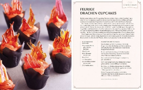 Buchcover und Innenansicht für das Buch: Harry Potter Afternoon Tea Magic: Official Snacks, Sips and Sweets Inspired by the Wizarding World