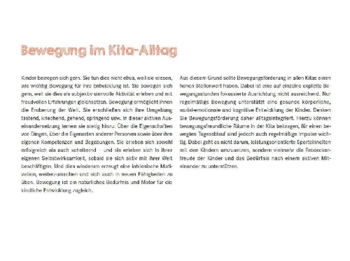 Buchcover und Innenansicht für das Buch: 52 Blitzideen: Bewegung