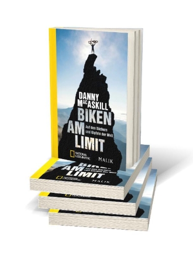 Buchcover und Innenansicht für das Buch: At The Edge. Riding for My Life