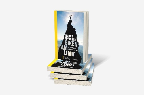 Buchcover und Innenansicht für das Buch: At The Edge. Riding for My Life