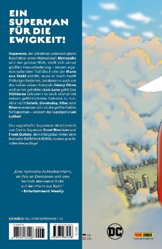 Buchcover und Innenansicht für das Buch: All-Star Superman