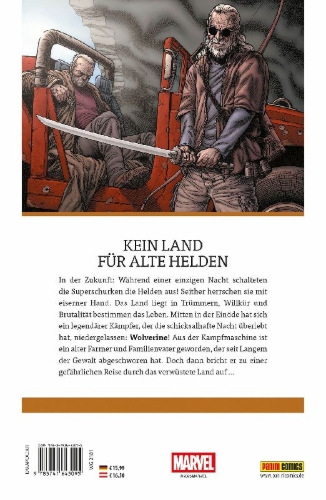 Buchcover und Innenansicht für das Buch: Wolverine (2023) 66-72; Wolverine: Old Man Logan Gigant-Size (2009) 1