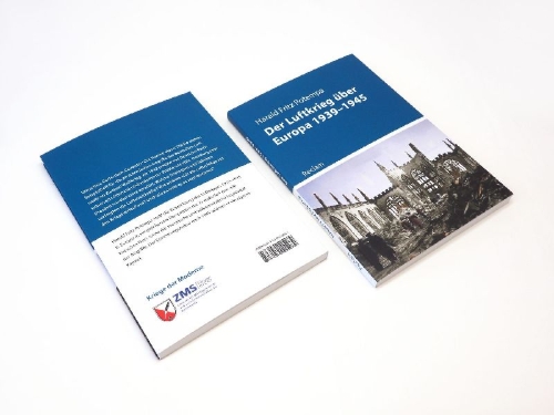Buchcover und Innenansicht für das Buch: Der Luftkrieg über Europa 1939-1945