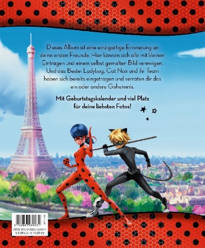 Buchcover und Innenansicht für das Buch: Miraculous: Meine ersten Freunde