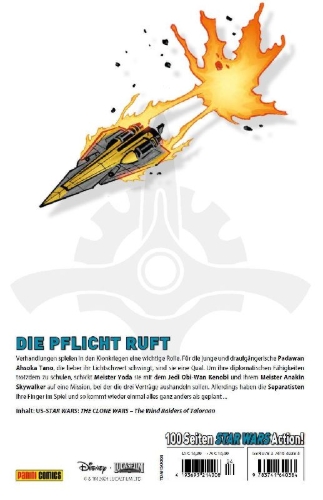 Buchcover und Innenansicht für das Buch: Star Wars: The Clone Wars - The Windraiders of Taloraan