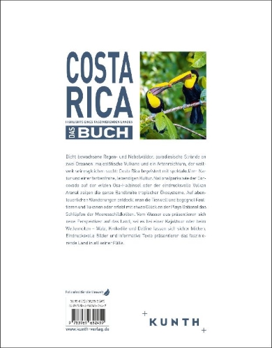 Buchcover und Innenansicht für das Buch: KUNTH Costa Rica. Das Buch