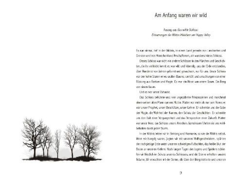 Buchcover und Innenansicht für das Buch: The Wilderness of Girls