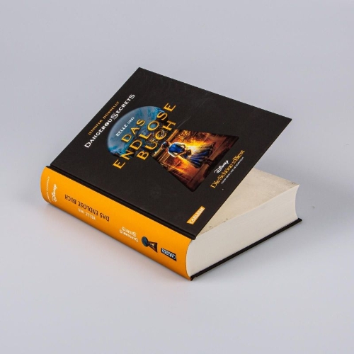 Buchcover und Innenansicht für das Buch: Disney - Dangerous Secrets 2: Belle und DAS ENDLOSE BUCH (Die Schöne und das Biest)