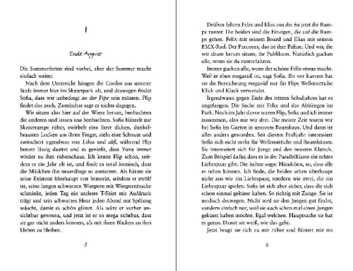 Buchcover und Innenansicht für das Buch: Derselbe Mond
