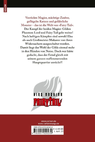 Buchcover und Innenansicht für das Buch: Fairy Tail