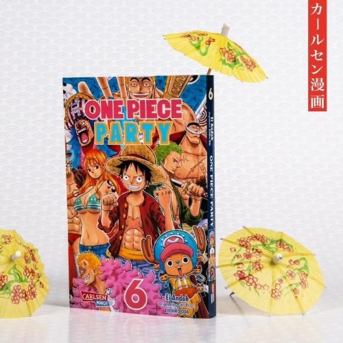 Buchcover und Innenansicht für das Buch: One Piece Party