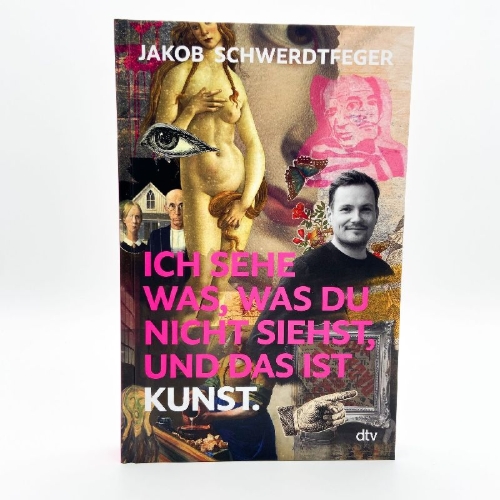 Buchcover und Innenansicht für das Buch: Ich sehe was, was du nicht siehst, und das ist Kunst