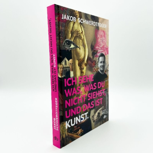 Buchcover und Innenansicht für das Buch: Ich sehe was, was du nicht siehst, und das ist Kunst