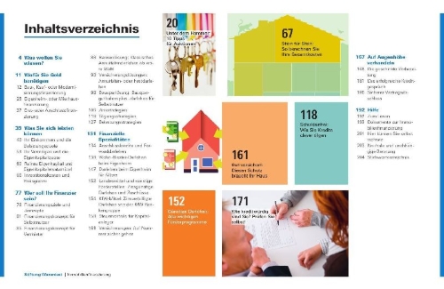 Buchcover und Innenansicht für das Buch: Immobilienfinanzierung