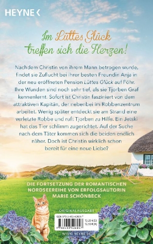 Buchcover und Innenansicht für das Buch: Lüttes Glück - Ein Geheimnis am Nordseedeich