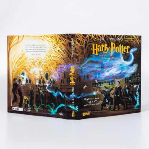 Buchcover und Innenansicht für das Buch: Harry Potter and the Order of the Phoenix