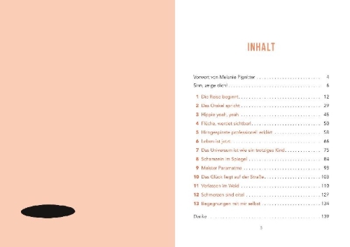 Buchcover und Innenansicht für das Buch: Mich selbst nicht gesucht und dabei gefunden - Vorwort von Melanie Pignitter