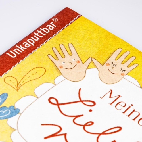 Buchcover und Innenansicht für das Buch: Unkaputtbar: Meine ersten Lieblingsreime