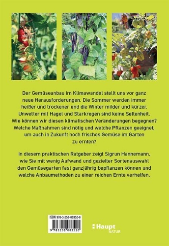 Buchcover und Innenansicht für das Buch: Klimastarke Gemüse