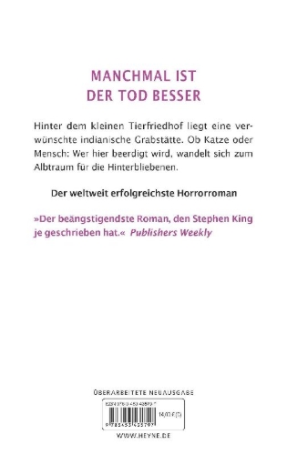 Buchcover und Innenansicht für das Buch: Pet Sematary