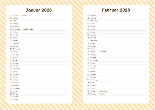 Buchcover und Innenansicht für das Buch: Pusheen 17-Monats-Kalenderbuch A5 2027 - 17 Monate. Von August 2026 bis Dezember 2027
