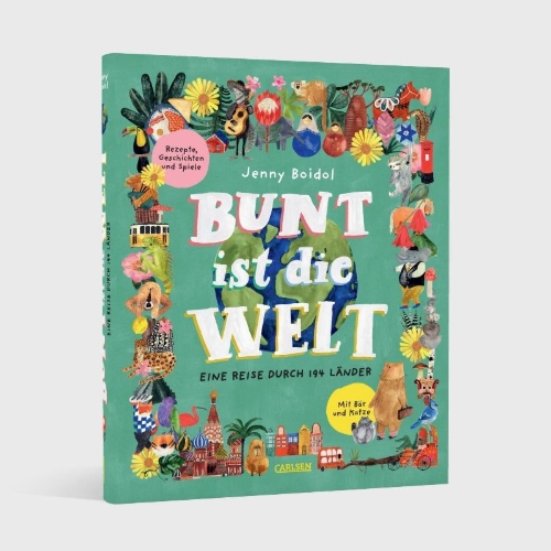 Buchcover und Innenansicht für das Buch: Bunt ist die Welt