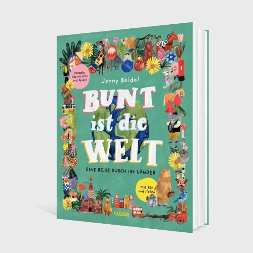 Buchcover und Innenansicht für das Buch: Bunt ist die Welt