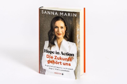 Buchcover und Innenansicht für das Buch: Hope in Action: A Memoir About the Courage to Lead