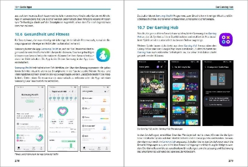 Buchcover und Innenansicht für das Buch: Samsung Galaxy A - Serie, A06, A16, A25, A26, A36, A56 Smartphone