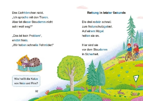 Buchcover und Innenansicht für das Buch: SOS für Tiere - Theos Team im Einsatz