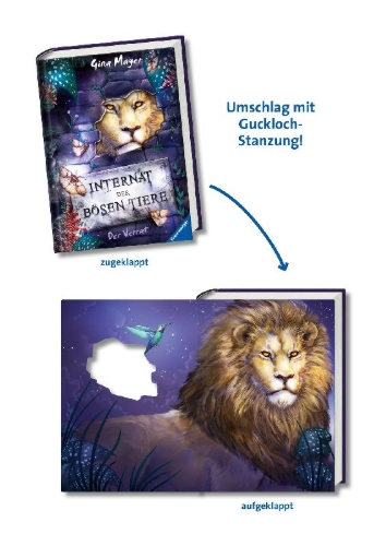 Buchcover und Innenansicht für das Buch: Internat der bösen Tiere, Band 4: Der Verrat