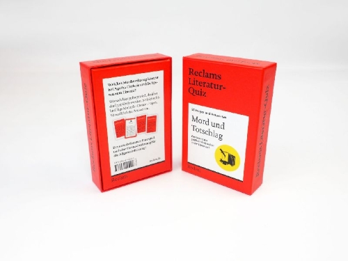 Buchcover und Innenansicht für das Buch: Mord und Totschlag. Wer kennt die größten Verbrechen in der Literatur? 50 Fragen und Antworten für Büchermenschen