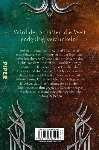 Buchcover und Innenansicht für das Buch: The Shadow Rising