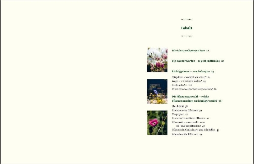 Buchcover und Innenansicht für das Buch: Einfach gärtnern! Naturnah und nachhaltig