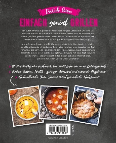 Buchcover und Innenansicht für das Buch: Einfach genial Grillen - Dutch Oven
