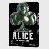 Buchcover und Innenansicht für das Buch: Imawa no Kuni no Alice