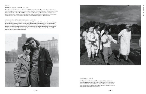 Buchcover und Innenansicht für das Buch: Große Fotografinnen aus zwei Jahrhunderten