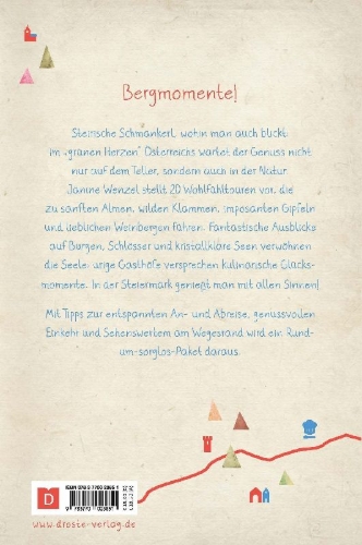 Buchcover und Innenansicht für das Buch: Steiermark. Wandern für die Seele