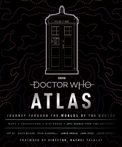 Buchcover und Innenansicht für das Buch: Doctor Who Atlas