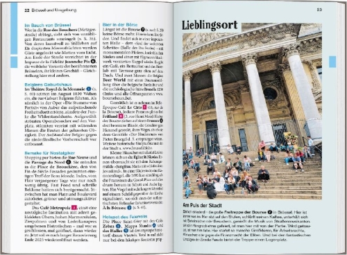 Buchcover und Innenansicht für das Buch: DUMONT Reise-Taschenbuch Reiseführer Belgien