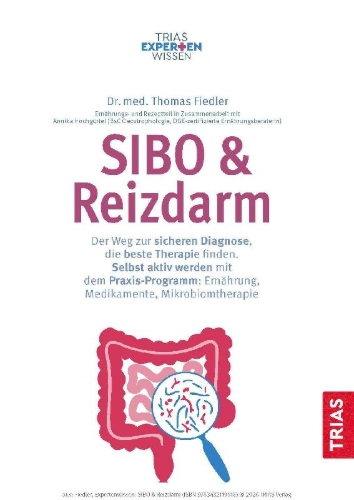 Buchcover und Innenansicht für das Buch: Expertenwissen: SIBO & Reizdarm