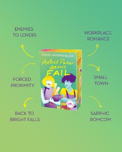 Buchcover und Innenansicht für das Buch: Astrid Parker Doesn't Fail