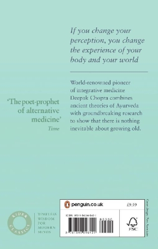 Buchcover und Innenansicht für das Buch: Ageless Body, Timeless Mind