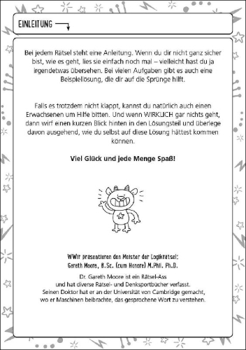 Buchcover und Innenansicht für das Buch: Quiz Book for Clever Kids