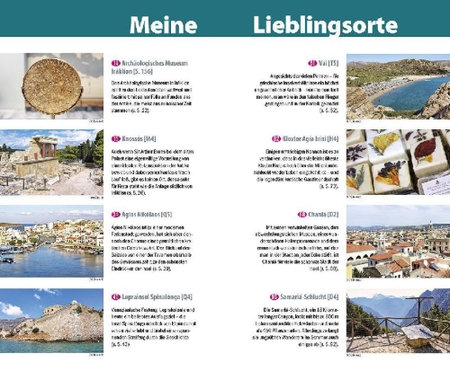 Buchcover und Innenansicht für das Buch: Reise Know-How InselTrip Kreta