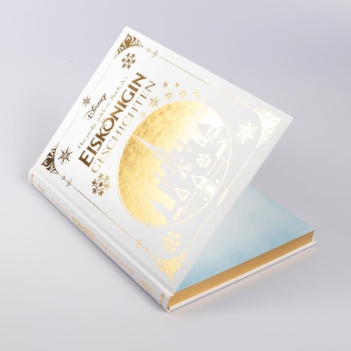 Buchcover und Innenansicht für das Buch: Disney: Das große goldene Buch der Eiskönigin-Geschichten