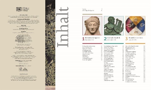 Buchcover und Innenansicht für das Buch: DK Kulturgeschichte. Das alte Rom